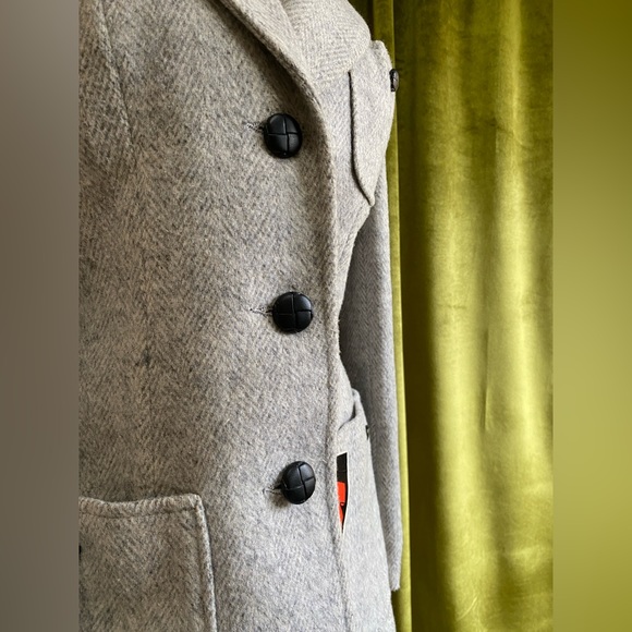 Vintage Deadstock Women’s Wool Blazer by Kmart, Grey, Size 8 | Mint Condition! - Picture 3 of 12